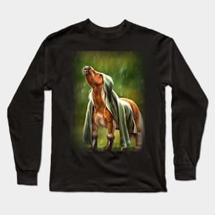 Pony in a raincoat. Long Sleeve T-Shirt